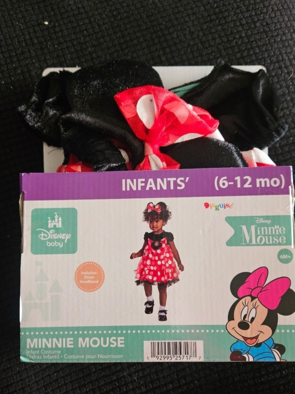 Disney Minnie Mouse Halloween Costume Dress 6 - 12 Month